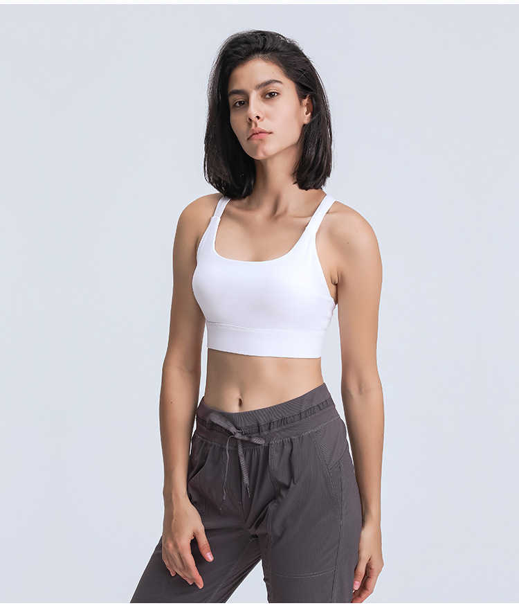 L-018 Yoga Yoga Sports Bra Womens Clothing Outdoor Jogging Gym Fitness Lingerie for Ladies Underwear Adjustable Invisible Backless Bra Summer, White
L-018 Yoga Yoga Sports Bra Womens Clothing Outdoor Jogging Gym Fitness Lingerie for Ladies Underwear Adjustable Invisible Backless Bra Summer, White