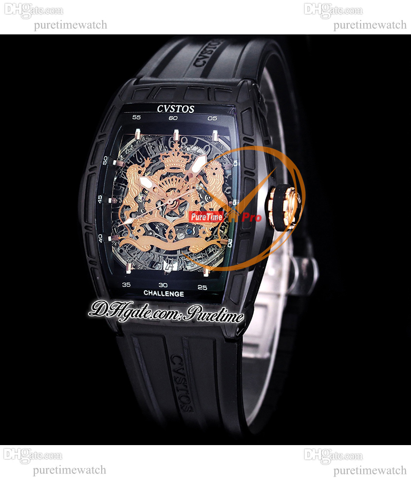 Cvstos Proud to be Moroccan Morocco Maroc Automatic Mens Watch DLC Pvd Steel Gold Skeleton Dial Black Rubber Strap Super Edition Reloj Hombre Puretime B2
Cvstos Proud to be Moroccan Morocco Maroc Automatic Mens Watch DLC Pvd Steel Gold Skeleton Dial Black Rubber Strap Super Edition Reloj Hombre Puretime B2