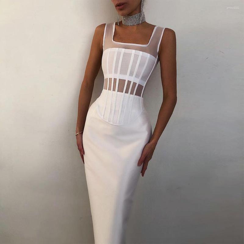 Casual Dresses White Bandage Dress 2023 Arrival Midi Bodycon Women Summer Mesh Sexy Party Wedding Evening Club Outfits, Picture shown
Casual Dresses White Bandage Dress 2023 Arrival Midi Bodycon Women Summer Mesh Sexy Party Wedding Evening Club Outfits, Picture shown