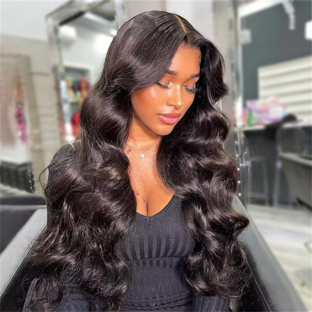 Body Wave 13x4 Lace Frontal Human Wig Pre-Plucked 28Inch Body Wave HD Transparent Lace Closure Human Hair Wigs for Women, Natural color
Body Wave 13x4 Lace Frontal Human Wig Pre-Plucked 28Inch Body Wave HD Transparent Lace Closure Human Hair Wigs for Women, Natural color