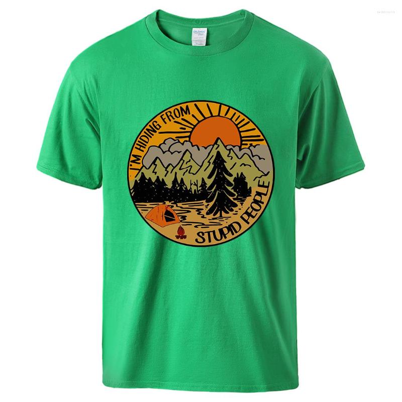 Men' T Shirts I'M Hiding From Stupid People Camping Scenery Printed T-Shirts Men Classic Retro Tee Cotton Soft Top Basic Cool T-Shirt, Yellow
Men' T Shirts I'M Hiding From Stupid People Camping Scenery Printed T-Shirts Men Classic Retro Tee Cotton Soft Top Basic Cool T-Shirt, Yellow