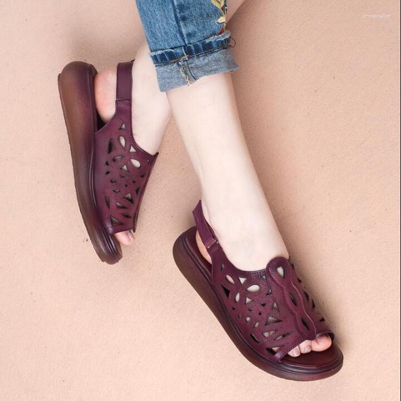 Sandals 2023 Summer Retro Women's Handmade Shoes Comfortable Soft Bottom Genuine Leather Hole Platform, Black
Sandals 2023 Summer Retro Women's Handmade Shoes Comfortable Soft Bottom Genuine Leather Hole Platform, Black