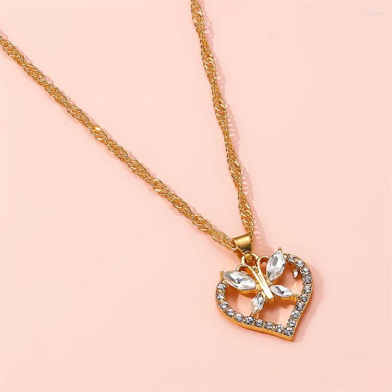 Pendant Necklaces Zircon Butterfly Necklace For Women Luxuries Rhinestone Adjustable Heart Shape Choker Personalized Jewelry Accessories
Pendant Necklaces Zircon Butterfly Necklace For Women Luxuries Rhinestone Adjustable Heart Shape Choker Personalized Jewelry Accessories