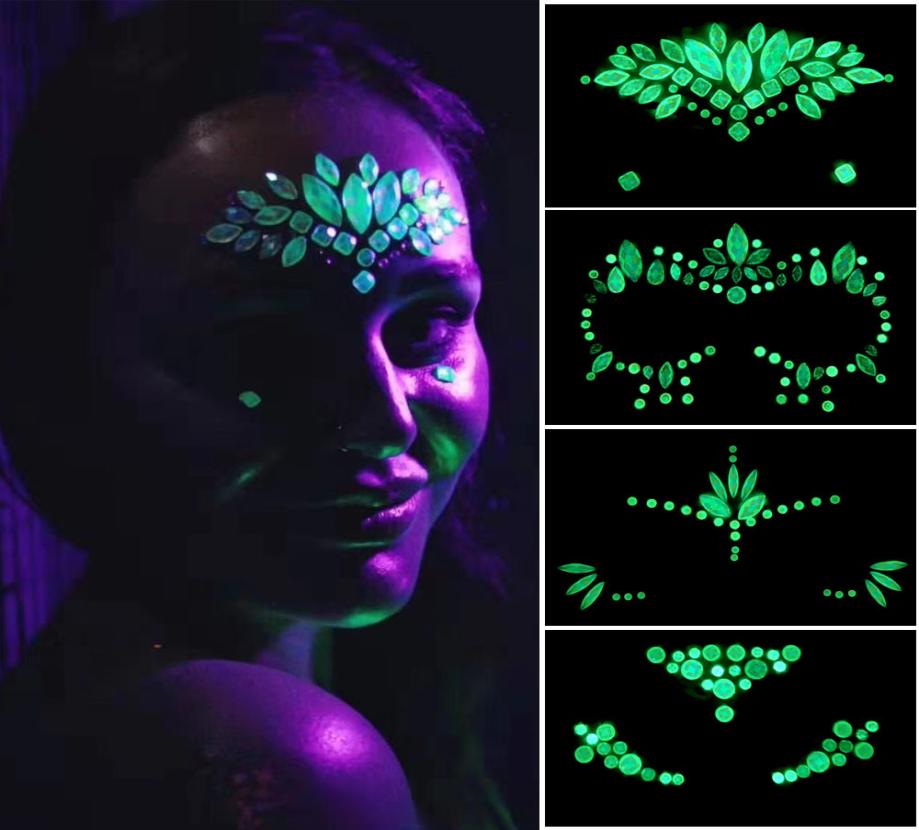 Halloween Face Decoration Tattoo Crystal Diamond Eyebrow Luminous Rhinestone Sticker Masquerade Bar Party Glowing Face Sticker6295356
Halloween Face Decoration Tattoo Crystal Diamond Eyebrow Luminous Rhinestone Sticker Masquerade Bar Party Glowing Face Sticker6295356