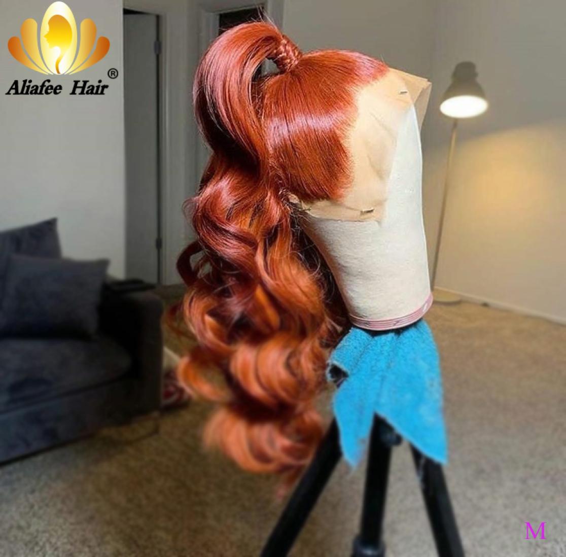 Loose Wave Lace Front Wig Ginger Orange Glueless Peruvian Hair 13x4 Human Hair Wigs 150 Remy Wig With Baby For Women9029548, Ombre color 
Loose Wave Lace Front Wig Ginger Orange Glueless Peruvian Hair 13x4 Human Hair Wigs 150 Remy Wig With Baby For Women9029548, Ombre color