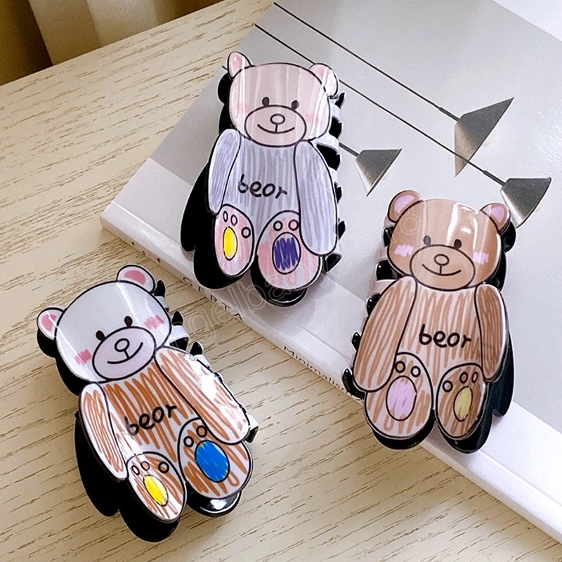 Exquisite New Style 8.5cm Cute Cartoon Bear Hair Claw Clips Headdre For Women Girls Acrylic Sweet Hairpins Accessories
Exquisite New Style 8.5cm Cute Cartoon Bear Hair Claw Clips Headdre For Women Girls Acrylic Sweet Hairpins Accessories