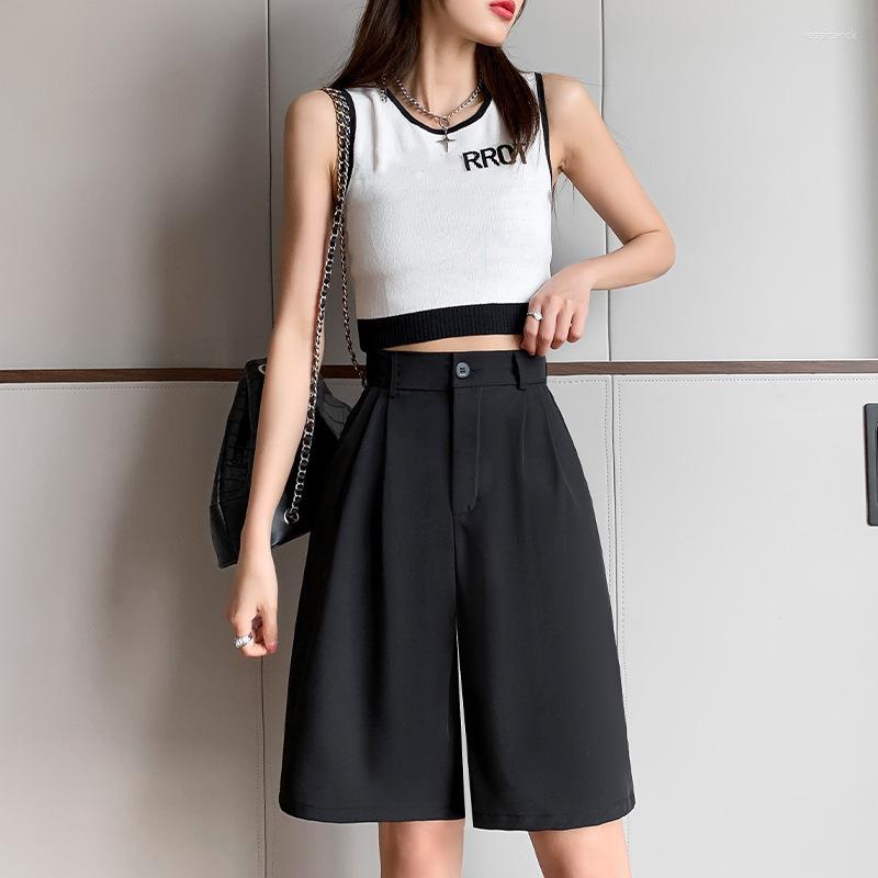 Women's Shorts 2023 Summer White Black Suit Woman High Waist Wide Leg Women Casual Half Trousers Loose Knee Length Pants Femme, Green
Women's Shorts 2023 Summer White Black Suit Woman High Waist Wide Leg Women Casual Half Trousers Loose Knee Length Pants Femme, Green