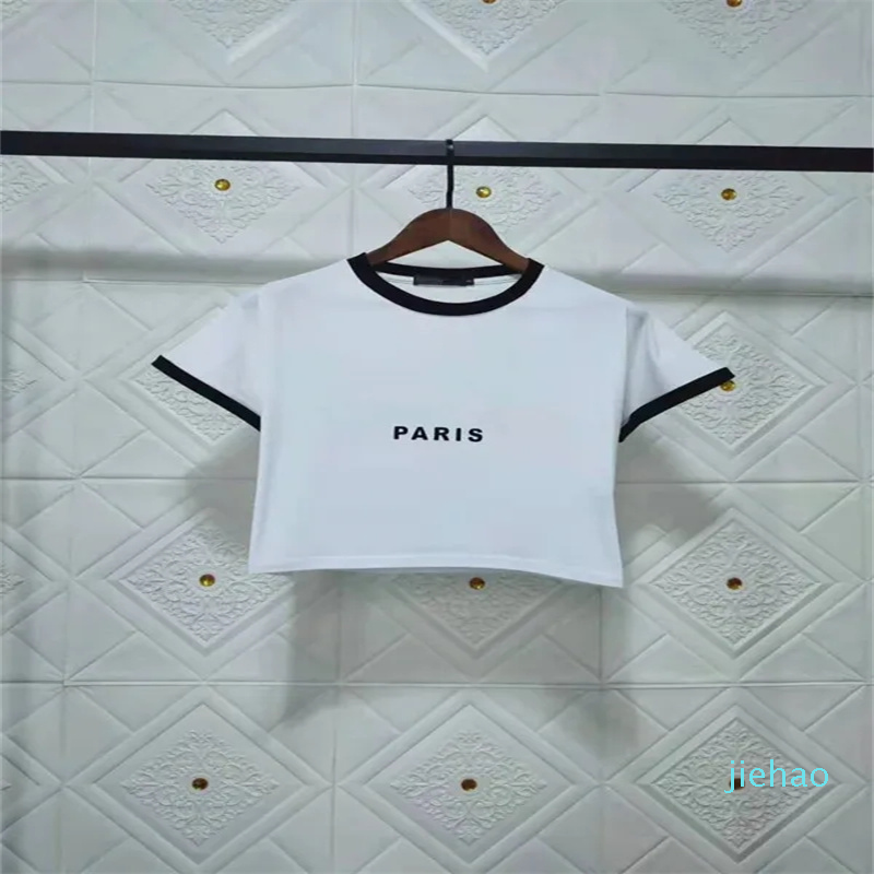 Designer Black T-shirt Cut Letter Print T-shirt Summer T-shirt Women's Pullover Casual Hip Hop Short Sleeve Rock Street Size S, Black+white brim
Designer Black T-shirt Cut Letter Print T-shirt Summer T-shirt Women's Pullover Casual Hip Hop Short Sleeve Rock Street Size S, Black+white brim