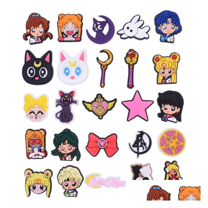 Shoe Parts Accessories Mix Cartoon Animal Shoes Charms Flower Pig Letter Decoration Fit Clog Wristband Drop Delivery Otvpu
Shoe Parts Accessories Mix Cartoon Animal Shoes Charms Flower Pig Letter Decoration Fit Clog Wristband Drop Delivery Otvpu