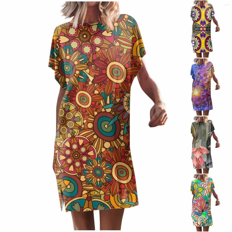 Casual Dresses Women's Round Neck Fashion Pullover Short Sleeve Loose Dress Straight Pencil Long Printed, Orange
Casual Dresses Women's Round Neck Fashion Pullover Short Sleeve Loose Dress Straight Pencil Long Printed, Orange