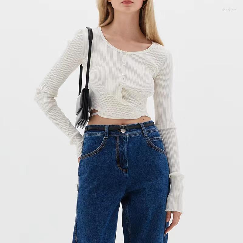 Women' Knits Korean Little Low White T-Shirt Women' Short Curve Lace Up Cardigan Long Sleeve Top Spring/Summer 2023, Black
Women' Knits Korean Little Low White T-Shirt Women' Short Curve Lace Up Cardigan Long Sleeve Top Spring/Summer 2023, Black