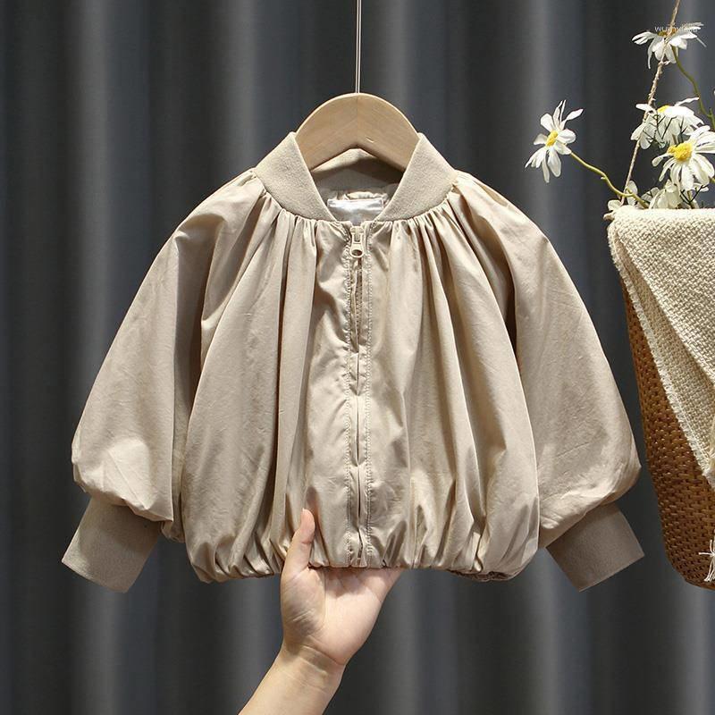 Jackets Loose Summer Spring Puff Fashion Sleeves Girls Lined Coat Full Zipper Baby Children Outerwear Kids Outfits 3-16 Years, Khaki
Jackets Loose Summer Spring Puff Fashion Sleeves Girls Lined Coat Full Zipper Baby Children Outerwear Kids Outfits 3-16 Years, Khaki