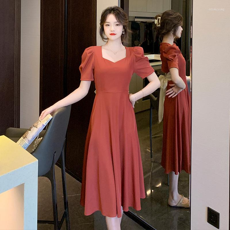 Party Dresses In The Summer Of 2023 French Vintage Led Hubble-bubble Sleeve Back Bow Show Thin Women' Dress Girl Skirt, Black
Party Dresses In The Summer Of 2023 French Vintage Led Hubble-bubble Sleeve Back Bow Show Thin Women' Dress Girl Skirt, Black