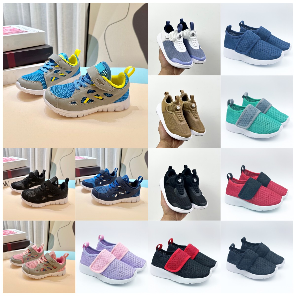 Kids mesh Sandals shoes Classics Designer Basketball summer baby boys girls Sneakers Laceless Shoes Trainers Breathable patchwork Platforms Outdoor sport shoes, As picture
Kids mesh Sandals shoes Classics Designer Basketball summer baby boys girls Sneakers Laceless Shoes Trainers Breathable patchwork Platforms Outdoor sport shoes, As picture