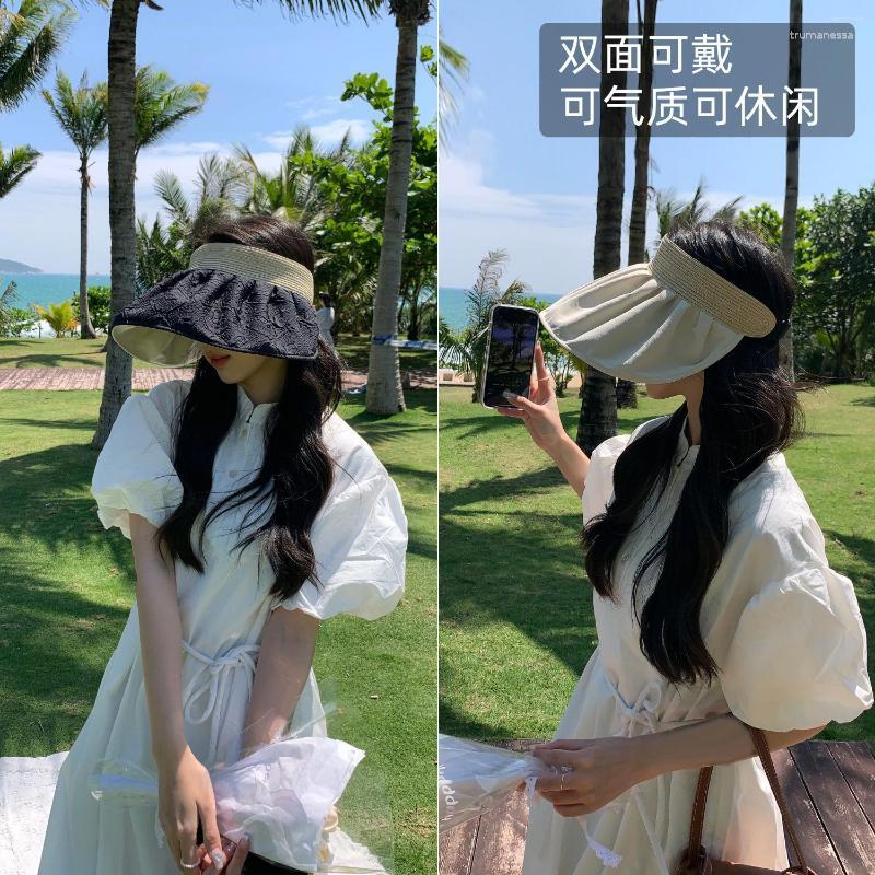 Wide Brim Hats Summer Women Double Side Fashion Large Sun Hat Outdoor Beach Fisherman Cap UV Proof Protection Bucket, 1pc
Wide Brim Hats Summer Women Double Side Fashion Large Sun Hat Outdoor Beach Fisherman Cap UV Proof Protection Bucket, 1pc