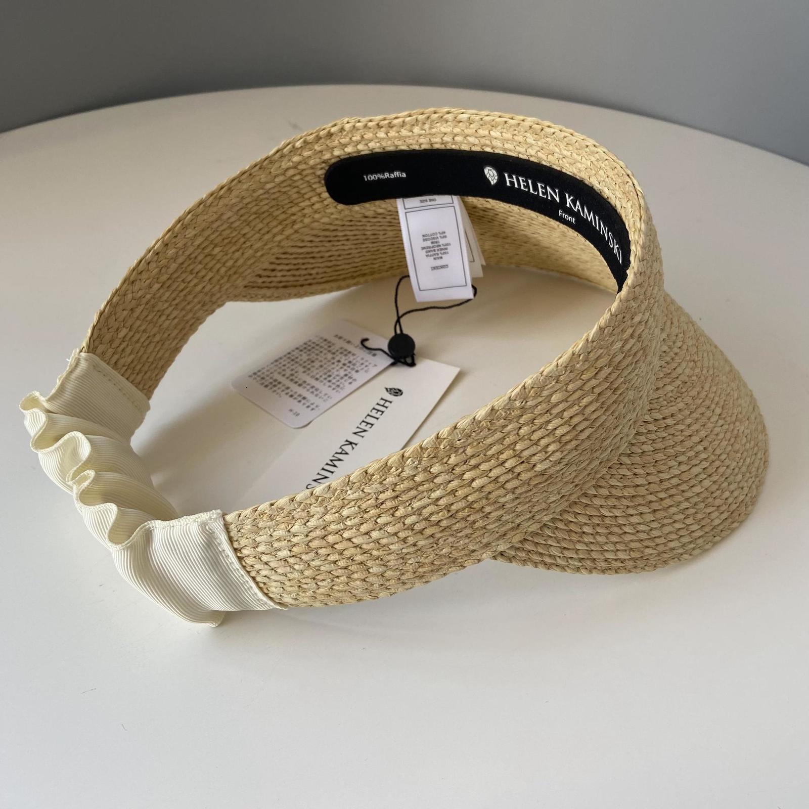 Wide Brim Hats Bucket Women Summer Hat Female Outdoor Sun Protective Ponytail Straw Visor Cap Handmade Natural Spring Woven 230620