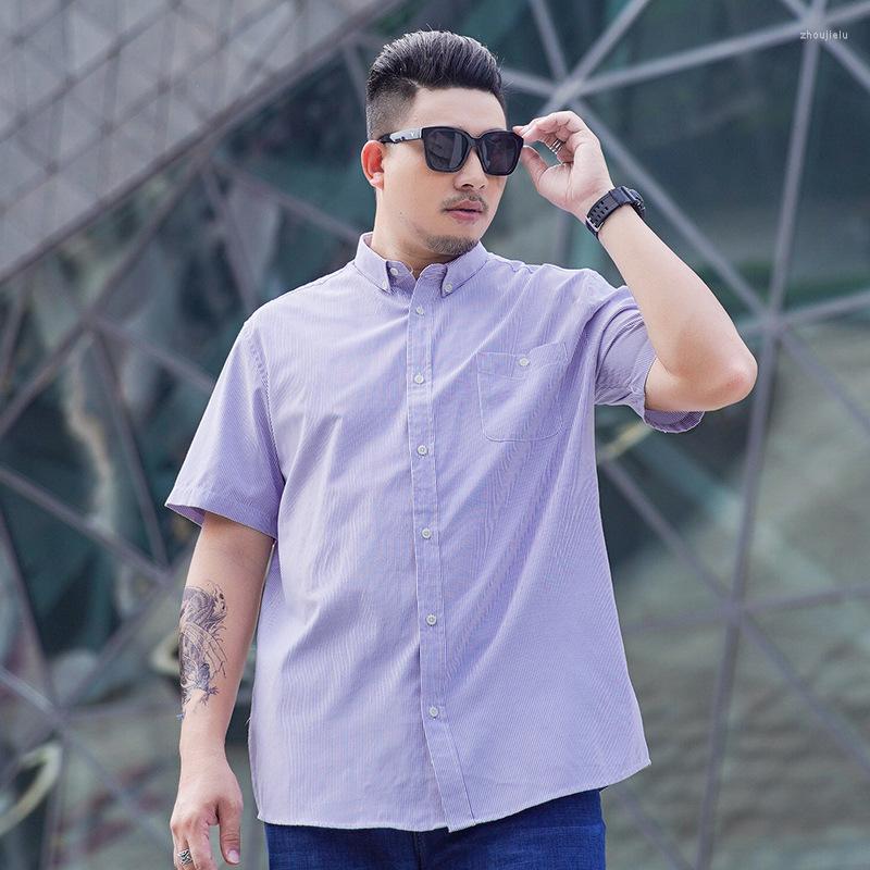 Men's Casual Shirts Plus Size Summer Men's Business Short Sleeve Striped Shirt Stand Collar Loose Male 5XL 6XL 7XL 8XL 9xl 10xl 12xl, Purple
Men's Casual Shirts Plus Size Summer Men's Business Short Sleeve Striped Shirt Stand Collar Loose Male 5XL 6XL 7XL 8XL 9xl 10xl 12xl, Purple