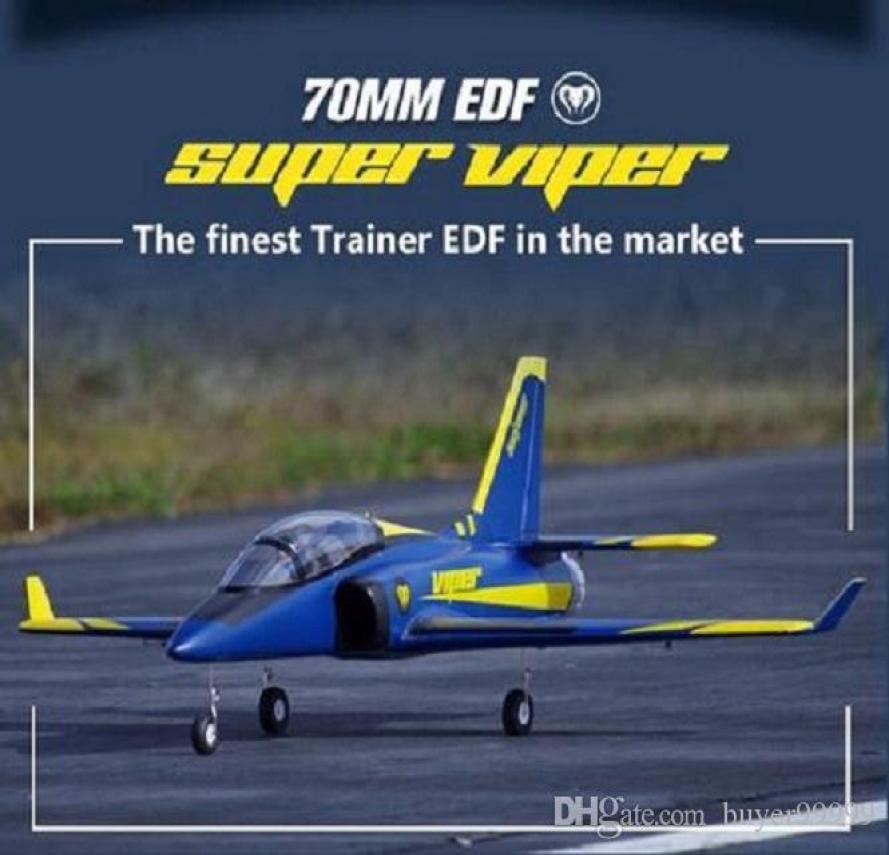 FMS 70mm Ducted Fan EDF Super Viper Jet Trainer Blue 6S 6CH with Retracts Flaps EPO PNP RC Airplane Model Plane Aircraft Avion6971219
FMS 70mm Ducted Fan EDF Super Viper Jet Trainer Blue 6S 6CH with Retracts Flaps EPO PNP RC Airplane Model Plane Aircraft Avion6971219