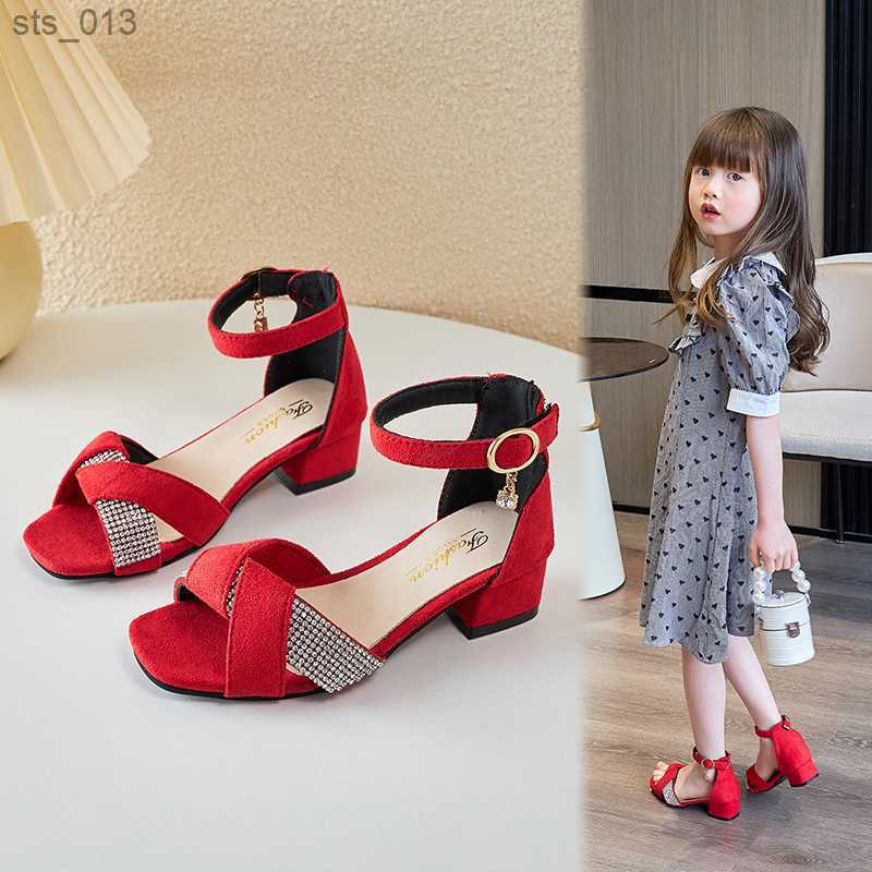 Girls Elegant Rinestone Decoration Summer Shoes Kid's Comfortable Sandals Sandy Beach Shoes Fashion Children S Size 21-36 L230518, Red
Girls Elegant Rinestone Decoration Summer Shoes Kid's Comfortable Sandals Sandy Beach Shoes Fashion Children S Size 21-36 L230518, Red