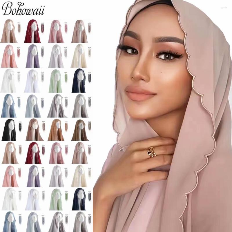 Ethnic Clothing BOHOWAII Elegant Girls Hijabs Muslim Women Scarf Premium Chiffon Shawl Abaya Lace Long Hijab Foulard Musulmane Pour Femmes
Ethnic Clothing BOHOWAII Elegant Girls Hijabs Muslim Women Scarf Premium Chiffon Shawl Abaya Lace Long Hijab Foulard Musulmane Pour Femmes