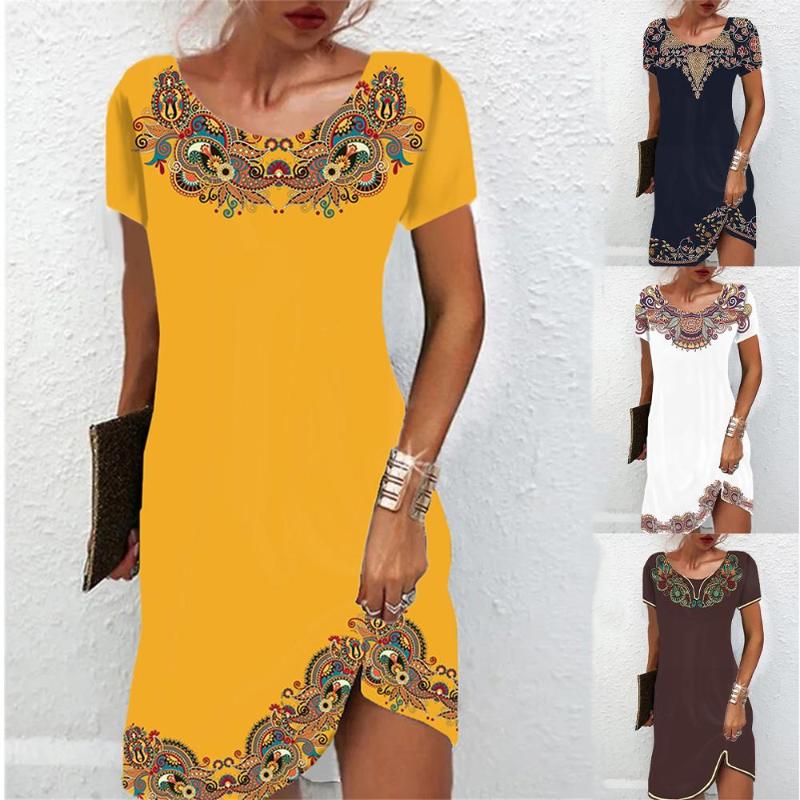 Casual Dresses 2023 Spring And Summer Women's Shift Dress Mid-Length Short Sleeve Floral Crew Neck Plus Size -8XL, Blue
Casual Dresses 2023 Spring And Summer Women's Shift Dress Mid-Length Short Sleeve Floral Crew Neck Plus Size -8XL, Blue