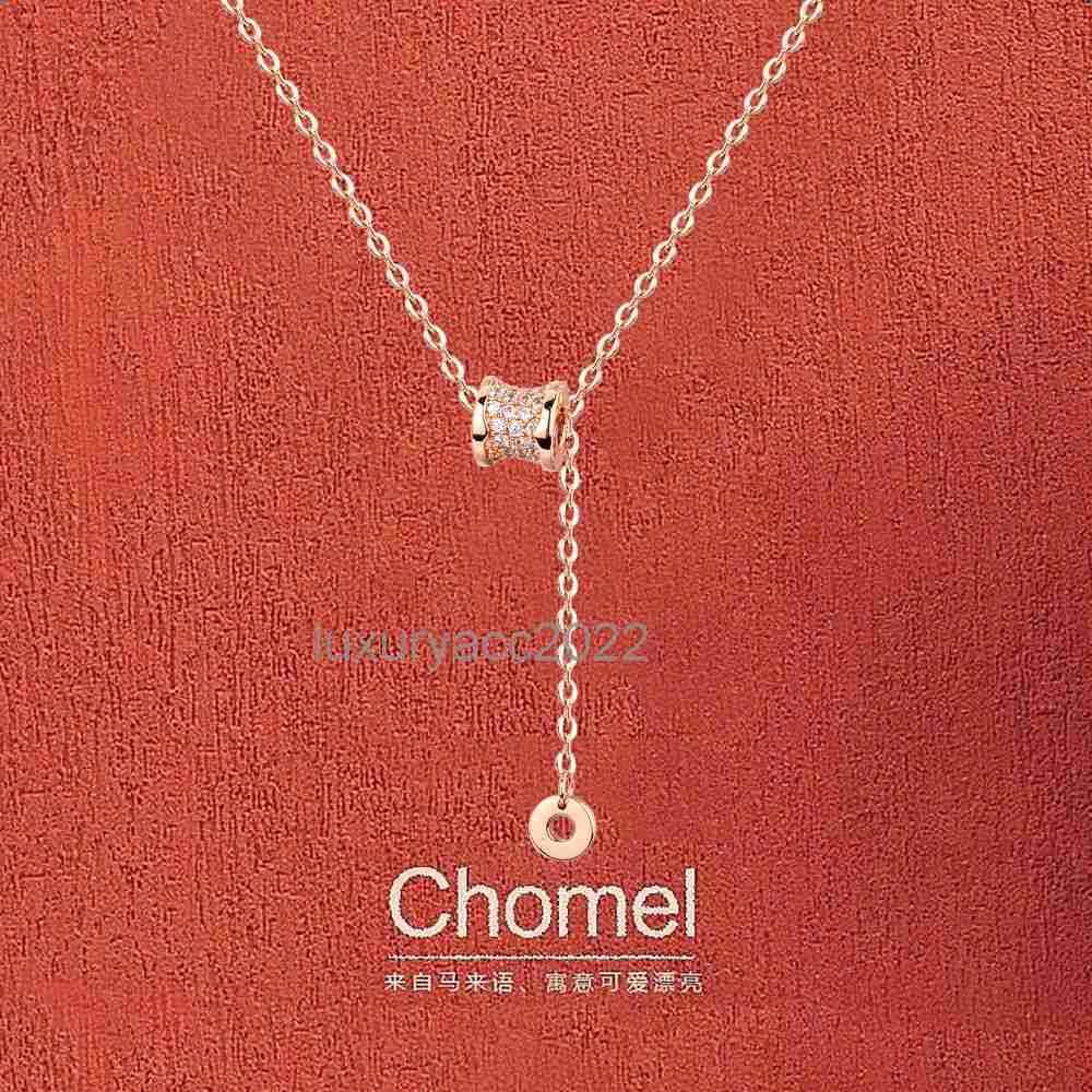 Necklace Jewelry Singapore official website brand chomel small waist tassel S925 Sterling Silver Necklace women's clavicle chain versatile simple
Necklace Jewelry Singapore official website brand chomel small waist tassel S925 Sterling Silver Necklace women's clavicle chain versatile simple