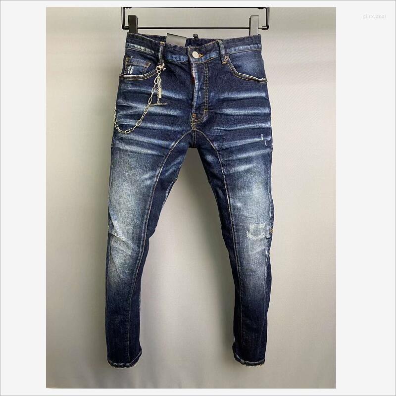 Men's Jeans Men's Casual Trendy Moto&Biker High Street Denim Fabric Pants Fashion Hole Spray Paint A509
Men's Jeans Men's Casual Trendy Moto&Biker High Street Denim Fabric Pants Fashion Hole Spray Paint A509