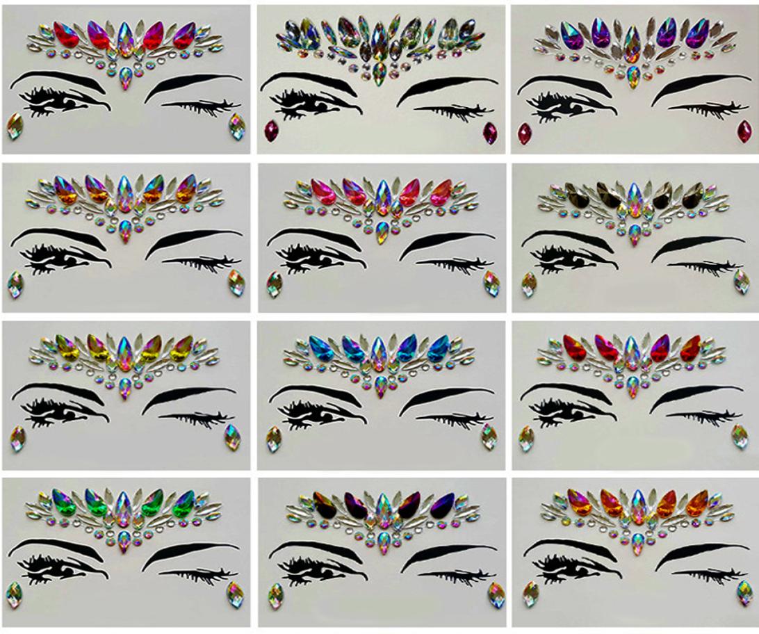 Diamond Sticker Bohemia Style Glitter Crystal Tattoo Stickers For Women Face Forehead Paster Wedding Decorations 13 styles RRA11834964559
Diamond Sticker Bohemia Style Glitter Crystal Tattoo Stickers For Women Face Forehead Paster Wedding Decorations 13 styles RRA11834964559