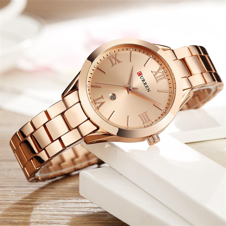 Wristwatches CURREN Gold Watch Women Watches Ladies Creative Steel Women s Bracelet Female Clock Relogio Feminino Montre Femme 230261o, Rose gold white
Wristwatches CURREN Gold Watch Women Watches Ladies Creative Steel Women s Bracelet Female Clock Relogio Feminino Montre Femme 230261o, Rose gold white