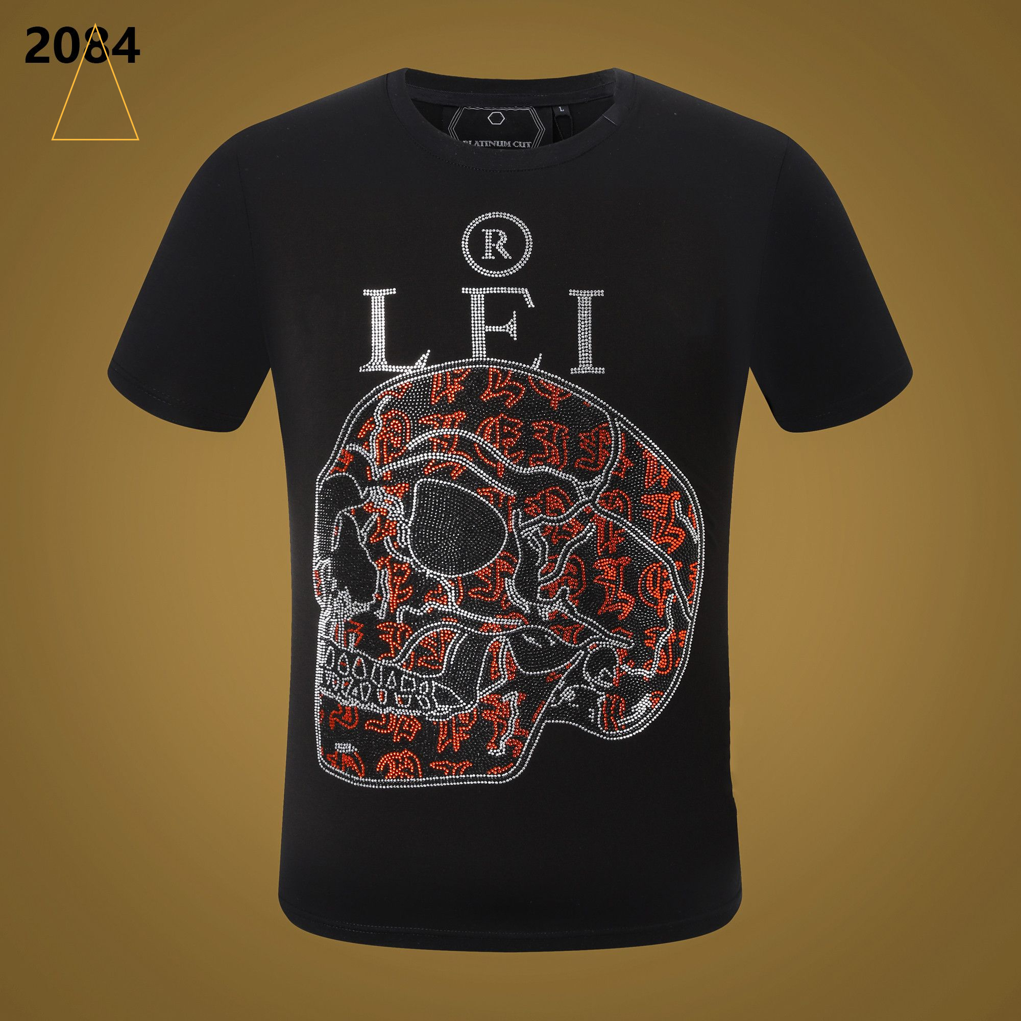 NEW Men's T-Shirts -Brand Tshirt Men PP Skull Diamond Teddy Bear Rhinestones Cotton Casual Short-Sleeved Tees Hip Hop O-Neck T Shirts Clothing, White
NEW Men's T-Shirts -Brand Tshirt Men PP Skull Diamond Teddy Bear Rhinestones Cotton Casual Short-Sleeved Tees Hip Hop O-Neck T Shirts Clothing, White