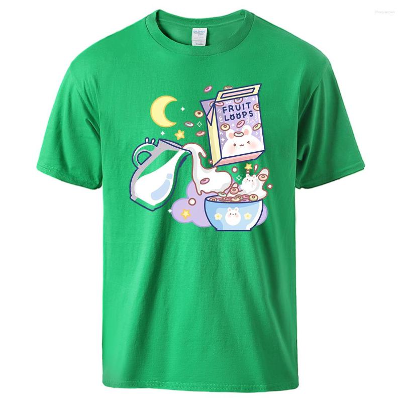 Men' T Shirts Vital Breakfast Fruit Loops White Milk Short Sleeved Men Soft Cool T-Shirt Cotton Comfortable Tops Classic Harajuku Tee, Blue
Men' T Shirts Vital Breakfast Fruit Loops White Milk Short Sleeved Men Soft Cool T-Shirt Cotton Comfortable Tops Classic Harajuku Tee, Blue