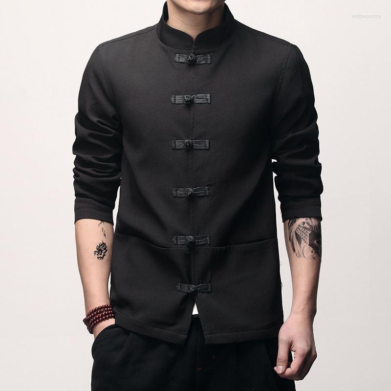 Ethnic Clothing Mens Traditional Chinese Spring Autumn Solid Tang Suit Men Tai Chi Master Costume Male Tops Jackets
Ethnic Clothing Mens Traditional Chinese Spring Autumn Solid Tang Suit Men Tai Chi Master Costume Male Tops Jackets