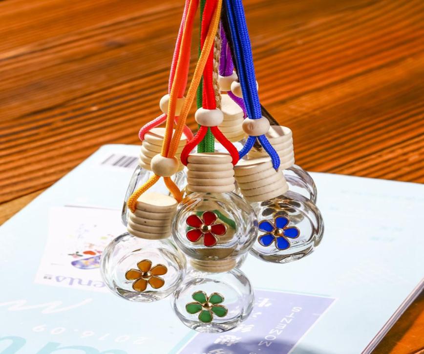 810ML Hanging Car Perfume Flower Bottle Fragrance Diffuser Bottle Air Freshner Glass Essential Oil Bottle Car Decorations LJJA3233895266
810ML Hanging Car Perfume Flower Bottle Fragrance Diffuser Bottle Air Freshner Glass Essential Oil Bottle Car Decorations LJJA3233895266