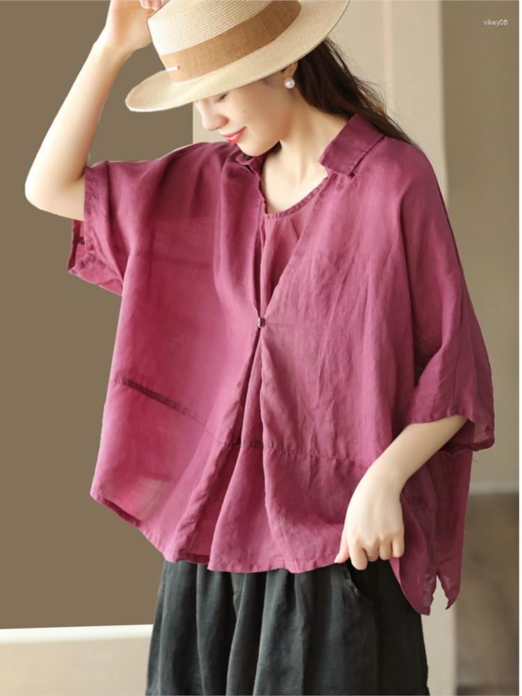 Women's T Shirts Summer Women T-shirt Loose Simple Casual Pullovers Tops Ramie Thin O-Neck Half Sleeve Spliced 2023, Khaki
Women's T Shirts Summer Women T-shirt Loose Simple Casual Pullovers Tops Ramie Thin O-Neck Half Sleeve Spliced 2023, Khaki