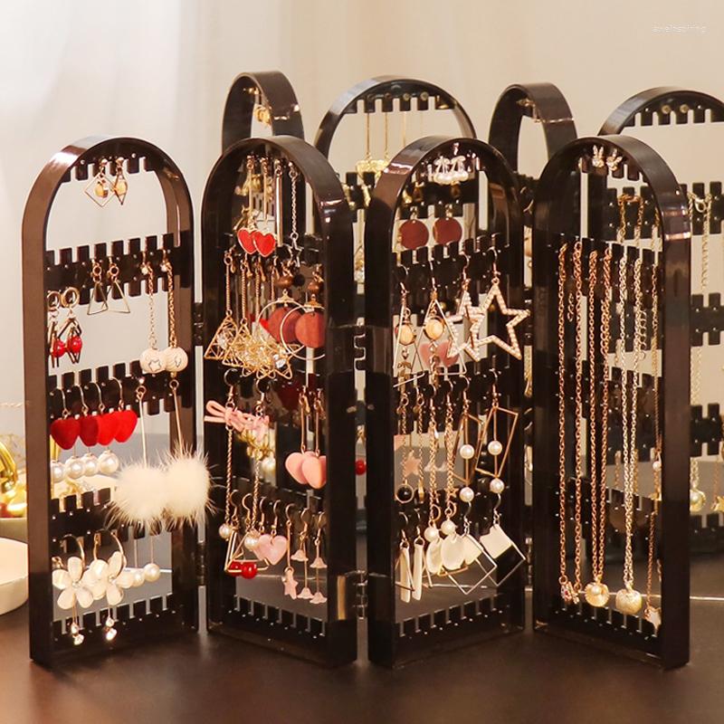 Jewelry Pouches 120/240 Holes Plastic Clear Earrings Studs Display Rack Folding Screen Earring Stand Holder Showcase Storage Box
Jewelry Pouches 120/240 Holes Plastic Clear Earrings Studs Display Rack Folding Screen Earring Stand Holder Showcase Storage Box
