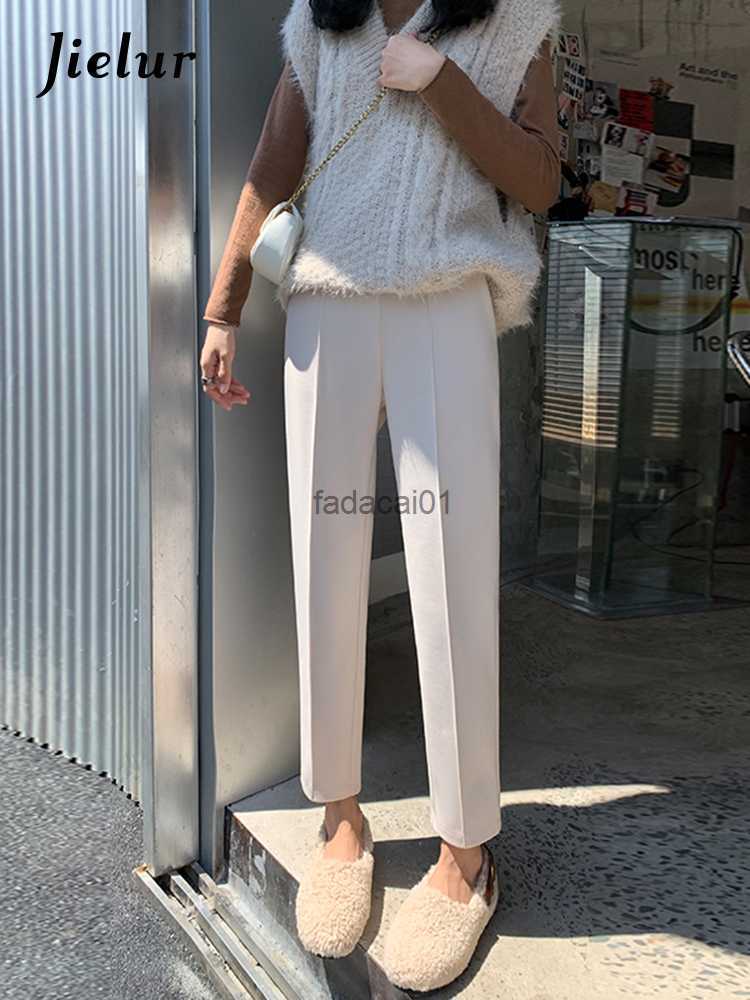 Jielur Beige Oatmeal Woolen Harem Pants for Women Korean New Autumn Winter Slim Black Capris Simple Casual Pants Female SXXL L230621, Creamy-white
Jielur Beige Oatmeal Woolen Harem Pants for Women Korean New Autumn Winter Slim Black Capris Simple Casual Pants Female SXXL L230621, Creamy-white