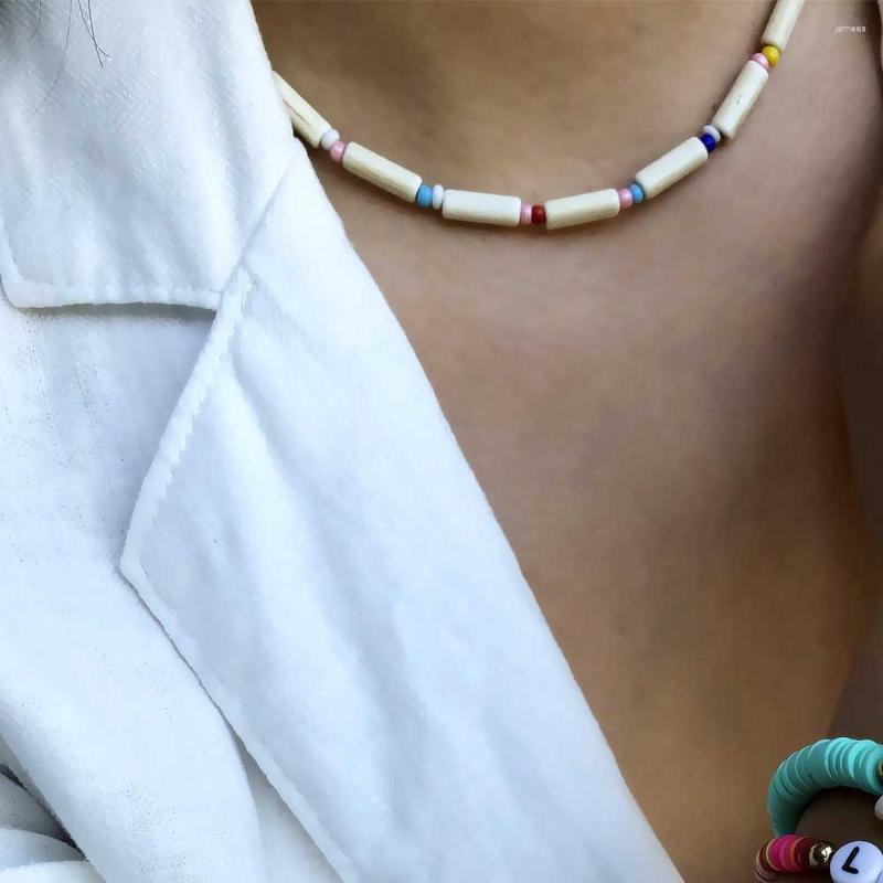 Pendant Necklaces Jewelry Handmade Geometric Necklace Women's Simple Beaded Bamboo Section Pine Stone Neck Clavicle Chain
Pendant Necklaces Jewelry Handmade Geometric Necklace Women's Simple Beaded Bamboo Section Pine Stone Neck Clavicle Chain