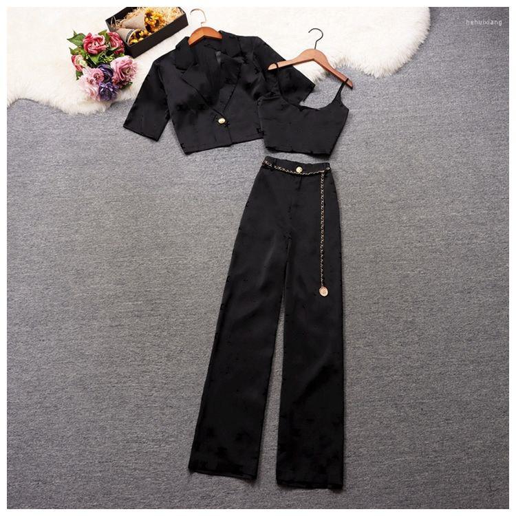 Women' Two Piece Pants Women' Tops Bra Sets Women Satin Shirt 3-pieces Official Suit Temperament Professional Coat High Waist Casual, Shirt-bra-pants
Women' Two Piece Pants Women' Tops Bra Sets Women Satin Shirt 3-pieces Official Suit Temperament Professional Coat High Waist Casual, Shirt-bra-pants