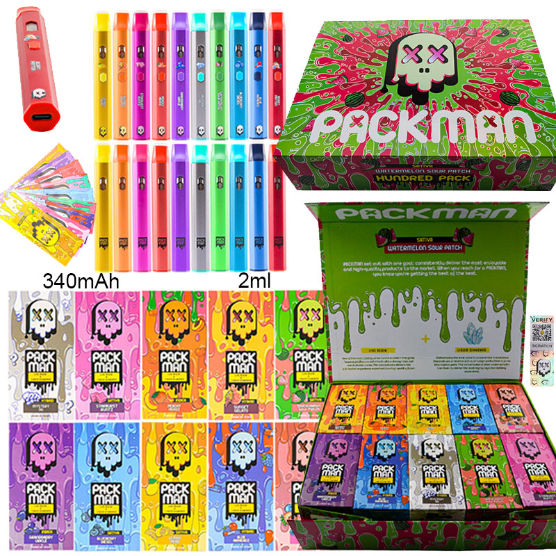 2 Gram Packman Gen 2 Disposable Vape Pens Rechargeable E Cigarettes 2ml Pod Empty Starter Kits Thick Oil Pack Man 320mAh Battery Type C Preheat Device Pods
2 Gram Packman Gen 2 Disposable Vape Pens Rechargeable E Cigarettes 2ml Pod Empty Starter Kits Thick Oil Pack Man 320mAh Battery Type C Preheat Device Pods
