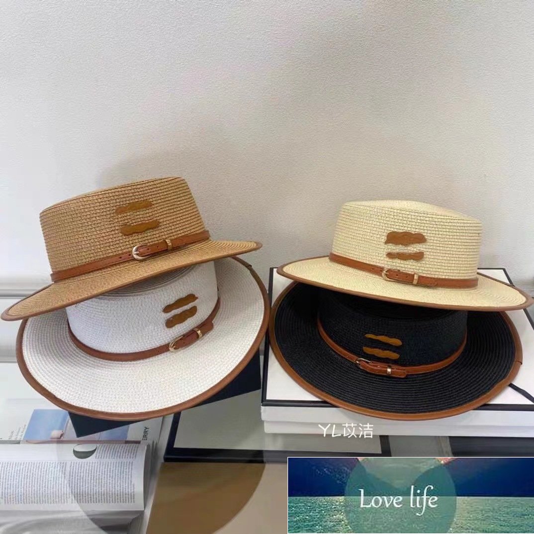 Spring and Summer Sun-Proof Sun Protection Girl's Cap Fashion British Flat Straw Hat Belt Straw Tourist Hats
Spring and Summer Sun-Proof Sun Protection Girl's Cap Fashion British Flat Straw Hat Belt Straw Tourist Hats