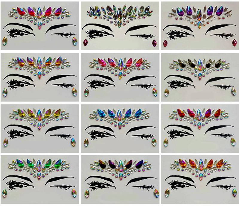 Diamond Sticker Bohemia Style Glitter Crystal Tattoo Stickers For Women Face Forehead Paster Wedding Decorations 13 styles RRA11831884038
Diamond Sticker Bohemia Style Glitter Crystal Tattoo Stickers For Women Face Forehead Paster Wedding Decorations 13 styles RRA11831884038