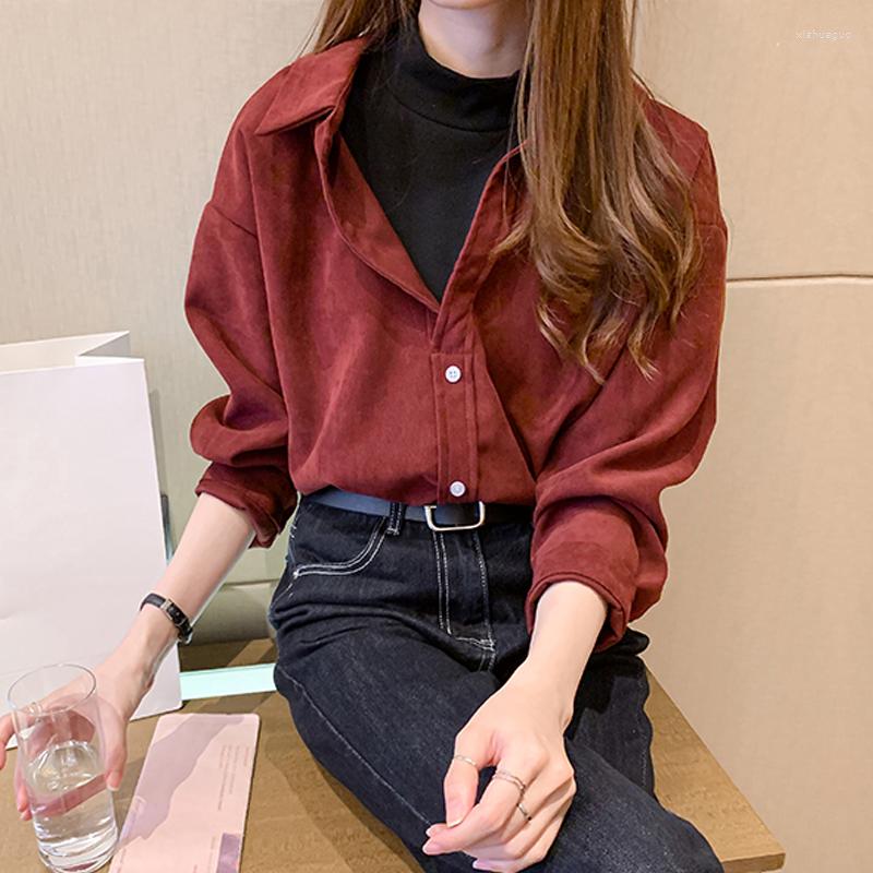 Women' Blouses Shirts Women Fake Two-pieces Vintage Fashion Retro Street-wear Patchwork Long-sleeve Loose Office-ladies All-match Simple, White
Women' Blouses Shirts Women Fake Two-pieces Vintage Fashion Retro Street-wear Patchwork Long-sleeve Loose Office-ladies All-match Simple, White