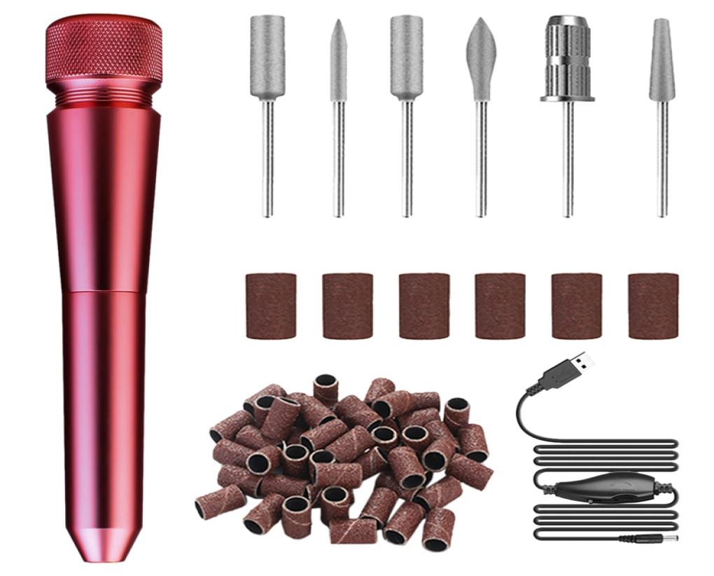 Portable Electric Nail Drill USB Charging Pedicure Polishing Machine Convenient Red Fuchsia Professional Manicure ToolsSuit9741663
Portable Electric Nail Drill USB Charging Pedicure Polishing Machine Convenient Red Fuchsia Professional Manicure ToolsSuit9741663