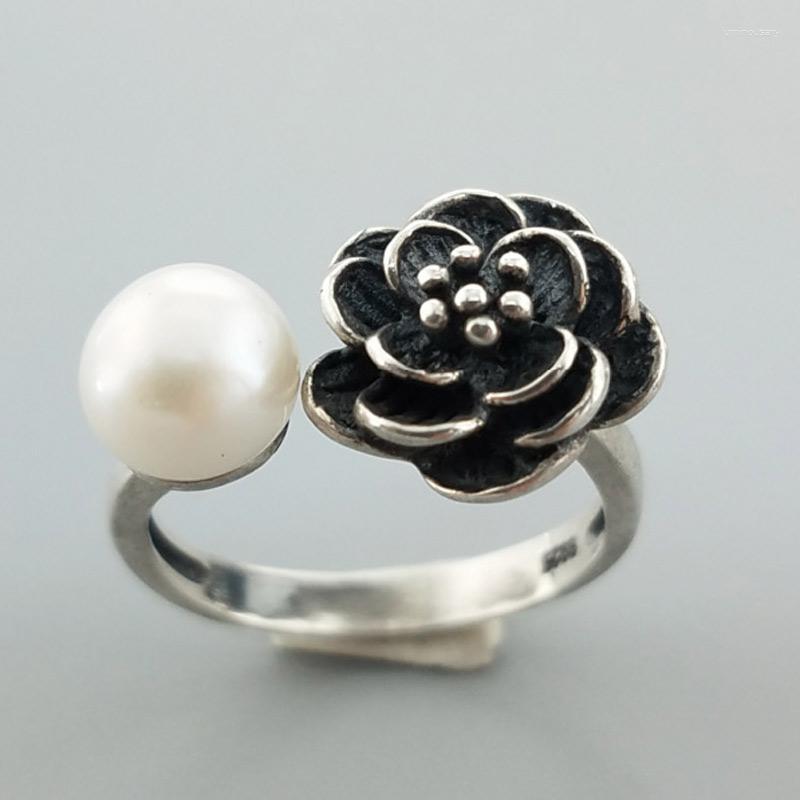 Cluster Rings SA SILVERAGE 925 Sterling Silver Pearl Wedding Vintage Jewelry Flowers Ring Genuine Adjustable Women Gift
Cluster Rings SA SILVERAGE 925 Sterling Silver Pearl Wedding Vintage Jewelry Flowers Ring Genuine Adjustable Women Gift