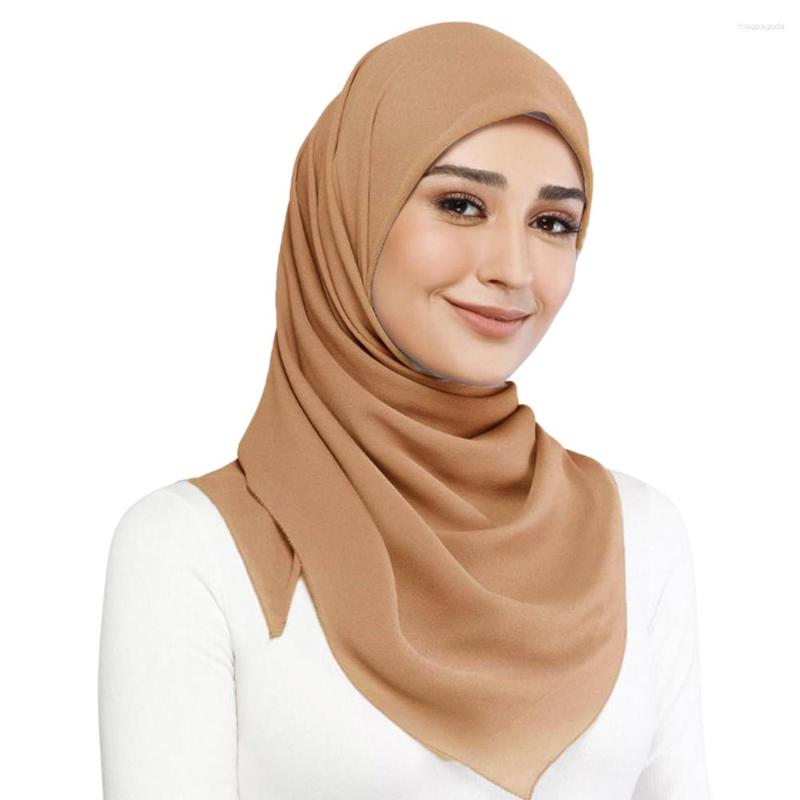 Ethnic Clothing 145x145cm Square Chiffon Hijab Scarf Women Solid Color Muslim Head Islamic Shawls And Wraps Headband Musulman Scarves 2023
Ethnic Clothing 145x145cm Square Chiffon Hijab Scarf Women Solid Color Muslim Head Islamic Shawls And Wraps Headband Musulman Scarves 2023