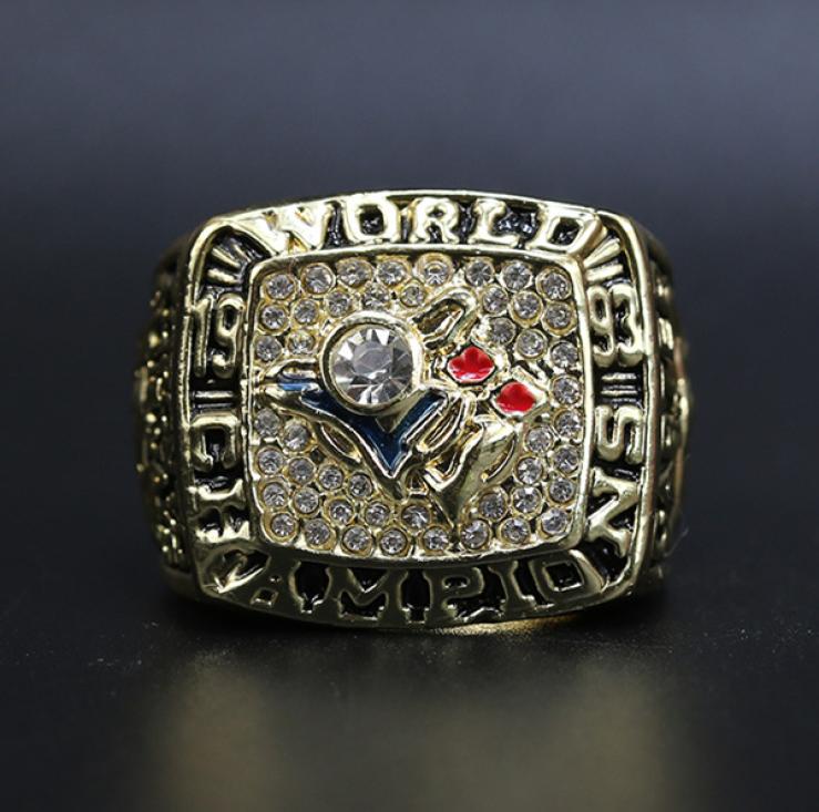 1993 Toronto B l u e J a y s Baseball World Championship Ring with Wooden Display Box Men Fan Gift whole Drop 7379021
1993 Toronto B l u e J a y s Baseball World Championship Ring with Wooden Display Box Men Fan Gift whole Drop 7379021
