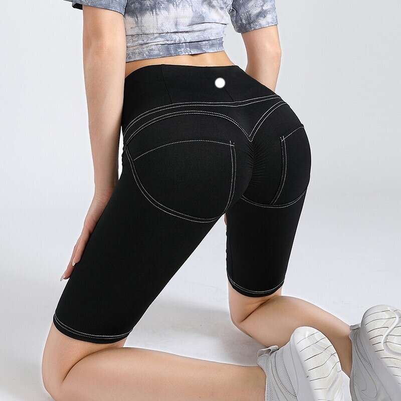 High End Lulus Designer High Waisted Tight Fitting Hip Lifting Sexy Peach Fitness Elastic Imitation Denim Yoga and Sports Shorts for Women, Red
High End Lulus Designer High Waisted Tight Fitting Hip Lifting Sexy Peach Fitness Elastic Imitation Denim Yoga and Sports Shorts for Women, Red