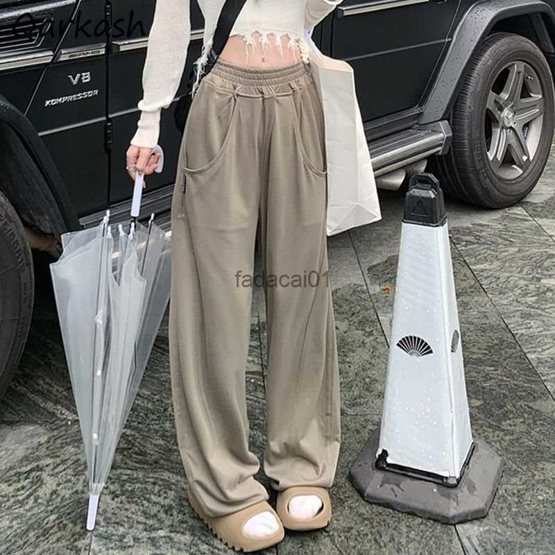 S4XL Casual Pants Women Spring Solid Elastic Waist Loose Streetwear Allmatch Cozy Simple Wide Leg Korean Fashion Elegant Chic L230621, Army green
S4XL Casual Pants Women Spring Solid Elastic Waist Loose Streetwear Allmatch Cozy Simple Wide Leg Korean Fashion Elegant Chic L230621, Army green