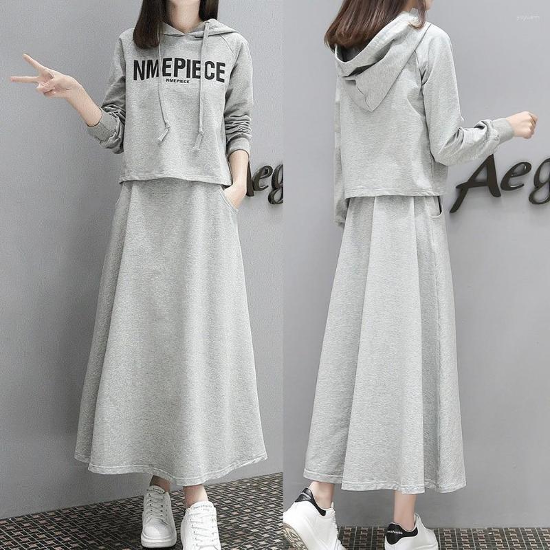 Work Dresses StylishBar Autumn Spring Suits Women Letter Printed Hooded Pullover Hoodies & Skirt Split 2 Piece Set Long Sweatshirt Suit, Gray
Work Dresses StylishBar Autumn Spring Suits Women Letter Printed Hooded Pullover Hoodies & Skirt Split 2 Piece Set Long Sweatshirt Suit, Gray