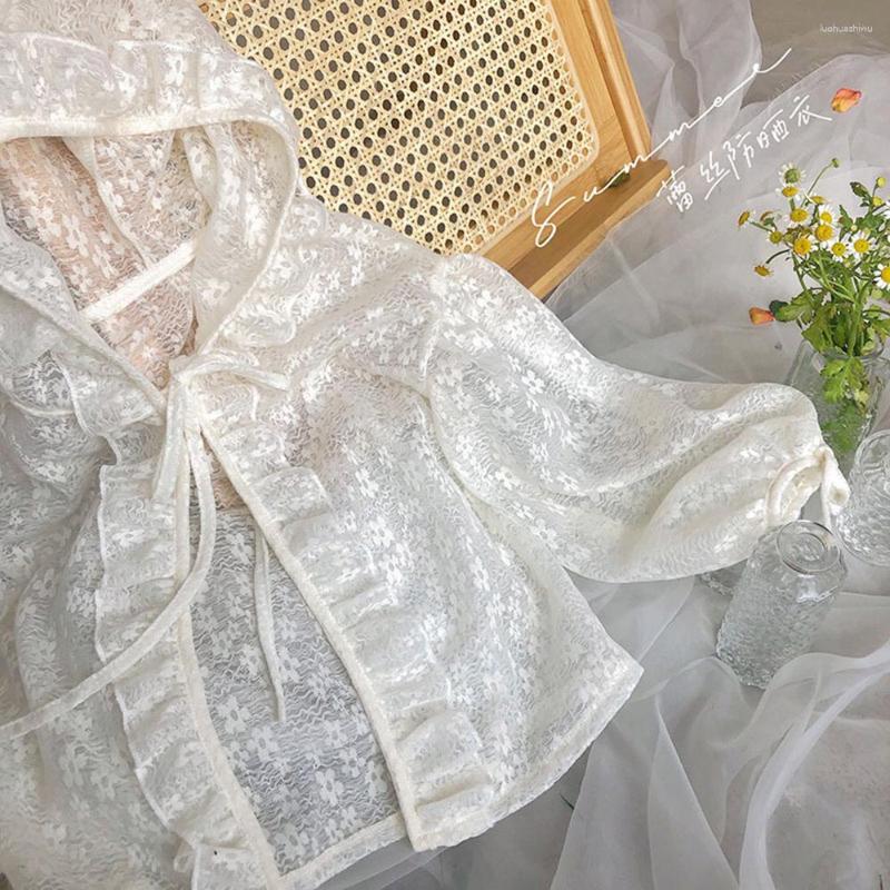 Jackets Thin Cool Sun Protection Clothing Kids Girls Summer Ruffles Lace Hooded Up Cardigan Coats 2-6Years Old Children Outerwear, As the photo
Jackets Thin Cool Sun Protection Clothing Kids Girls Summer Ruffles Lace Hooded Up Cardigan Coats 2-6Years Old Children Outerwear, As the photo
